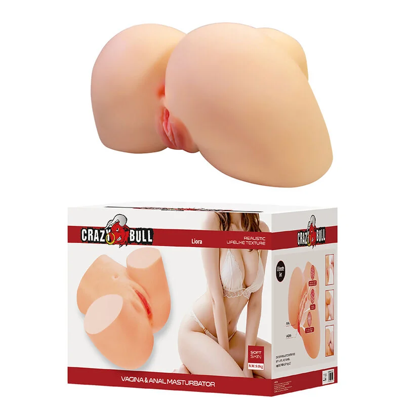 CRAZY BULL - LIORA XXL DOUBLE VAGINAL AND ANAL MASTURBATOR — 2