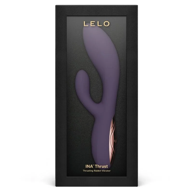 LELO - INA THRUST RABBIT THRUSTING VIBRATOR PURPLE — 12