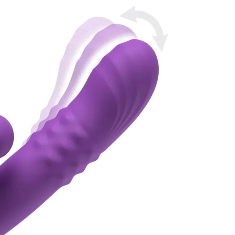 FANTASY FOR HER - HARMONI PRO PURPLE G-SPOT & CLITORAL RABBIT VIBRATOR — 6