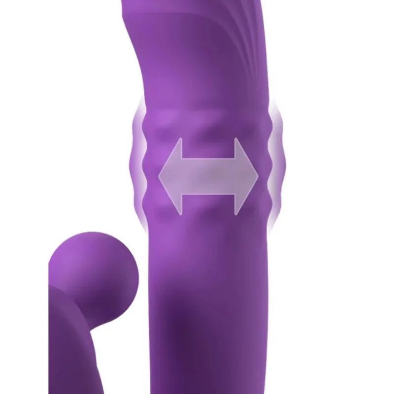 FANTASY FOR HER - HARMONI PRO PURPLE G-SPOT & CLITORAL RABBIT VIBRATOR — 4