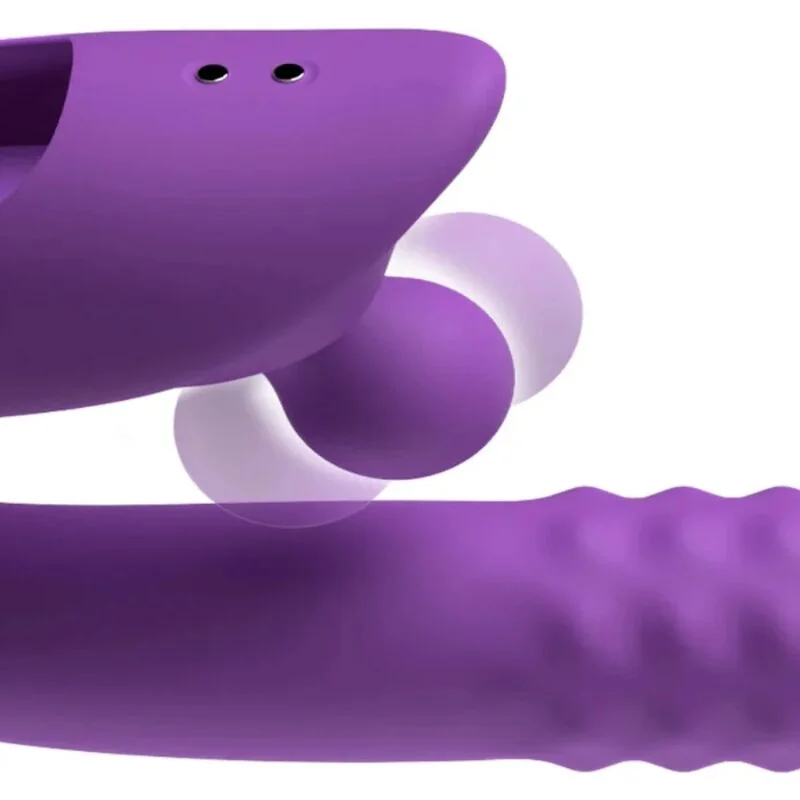 FANTASY FOR HER - HARMONI PRO PURPLE G-SPOT & CLITORAL RABBIT VIBRATOR — 5