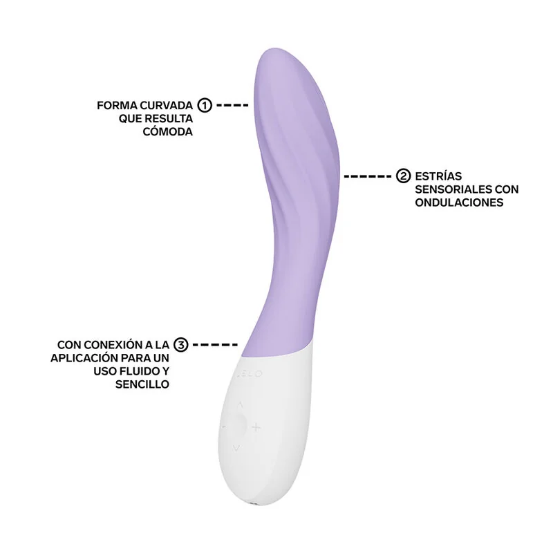 LELO - MONA TWIST RECHARGEABLE APP-CONTROLLED G-SPOT VIBRATOR LAVENDER — 3