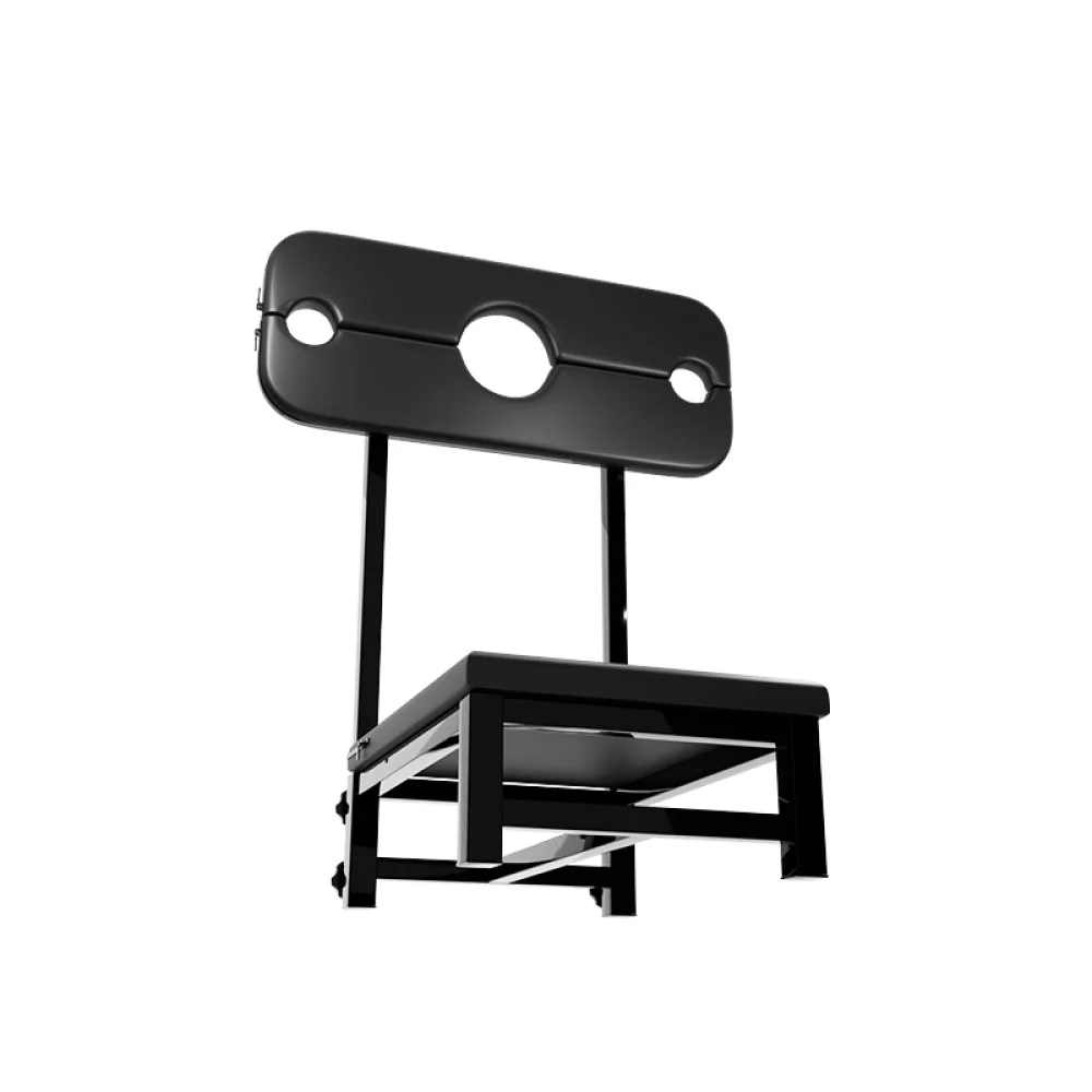 BDSM стол за фиксация, регулируем, стабилен и удобен - SM Chair Black - Image 9