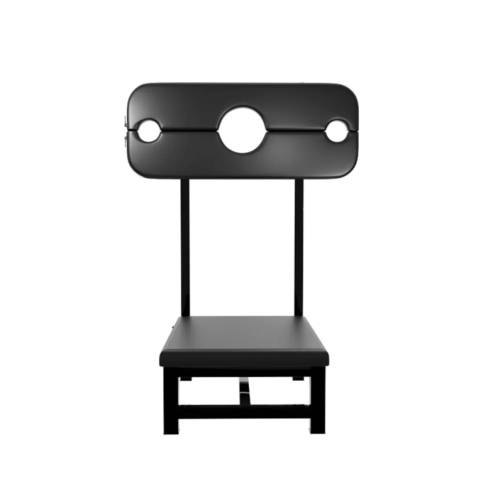 BDSM стол за фиксация, регулируем, стабилен и удобен - SM Chair Black - Image 5