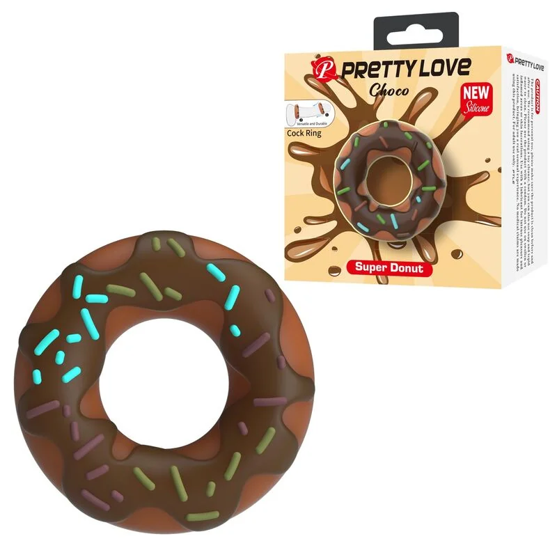 PRETTY LOVE - SUPER DONUT PENIS RING BROWN — 2