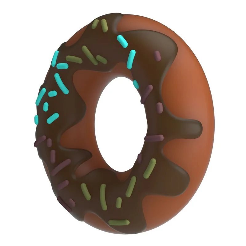 PRETTY LOVE - SUPER DONUT PENIS RING BROWN — 3
