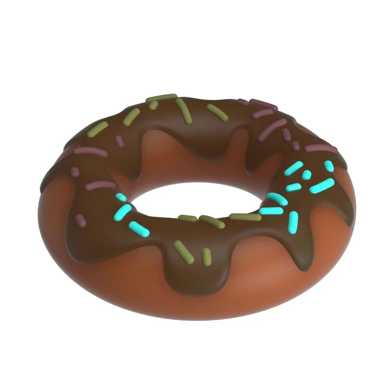 PRETTY LOVE - SUPER DONUT PENIS RING BROWN — 5