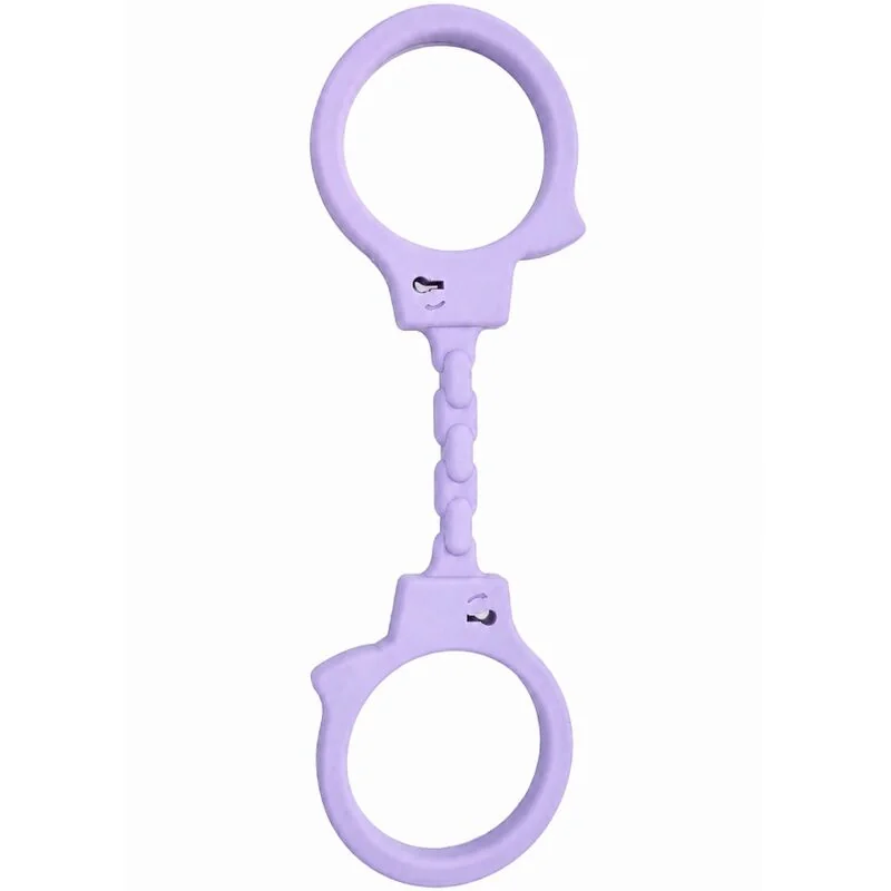 DIABLO PICANTE - SILICONE HANDCUFFS MAUVE