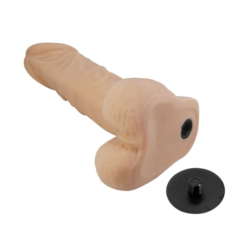 PRETTY LOVE - JOLYON HARNESS WITH FLEXIBLE DILDO 22 CM Ø 4.8 CM NATURAL — 3