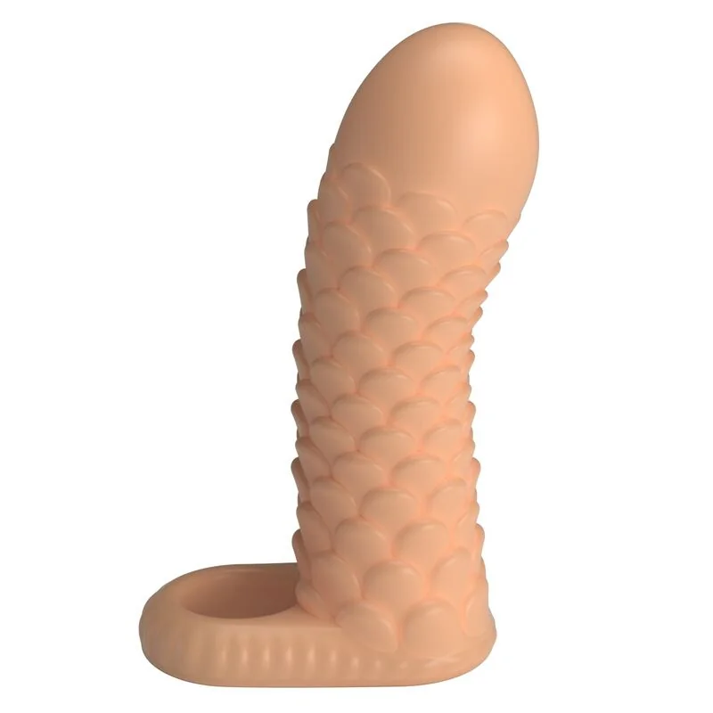 PRETTY LOVE - NESMITH PENIS EXTENSION SLEEVE 13 CM Ø 3.8 CM NATURAL — 4