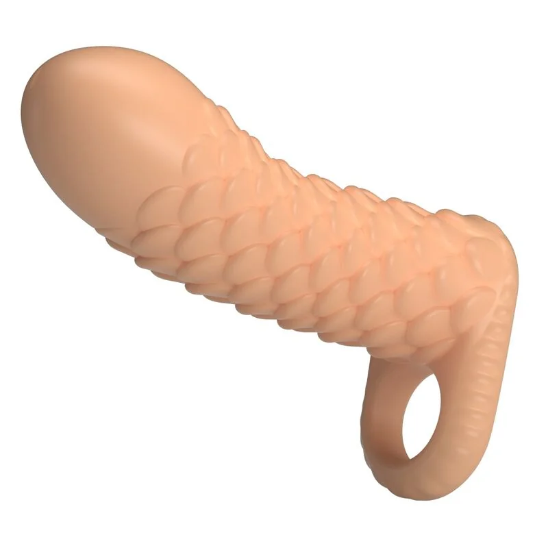 PRETTY LOVE - NESMITH PENIS EXTENSION SLEEVE 13 CM Ø 3.8 CM NATURAL — 5
